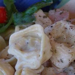 Canadian Tortellini with a Prosciuttocream Sauce Appetizer