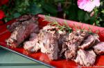 American Grilled Leg of Lamb With Garlic and Rosemary Appetizer