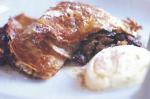 American Fruit Mince Crepes With Rum Syrup And Eggnog Icecream Recipe Breakfast