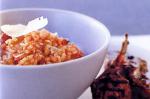 American Triple Tomato Risotto With Grilled Cutlets Recipe Appetizer