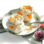Creamy Orange Meringues recipe