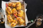 American Cheesy Bacon Corncobs Recipe Appetizer