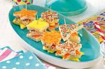 American Fun Fairy Bread Stacks Recipe Appetizer
