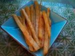 American Jicama fries raw Food Appetizer