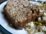 British Meatloaf With Bbq Sauce Dinner