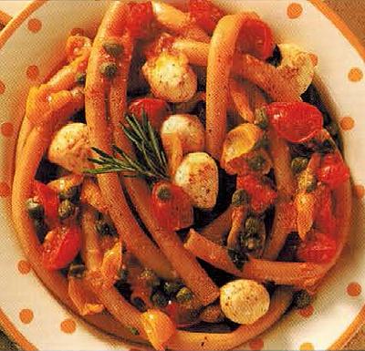 Ziti With Roasted Tomatoes And Ovolini recipe