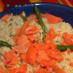 Australian Risotto of Quinoa to Asparagus and Smoked Salmon Appetizer