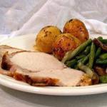 American Pork Roast with Rosemary and Pine Nuts Dinner