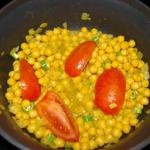 Indian Chana Masala garbanzo Bean Curry Dinner