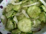 American Cucumber Salad with Horseradish  Mustard Appetizer