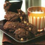 Canadian Chocolate Biscuits with Pieces of Note Dessert