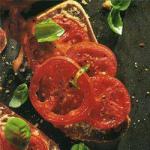 American Bruschetta with Tomatoes and Anchovy Appetizer
