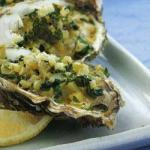 Grilled Oysters with Fennel and Spinach recipe