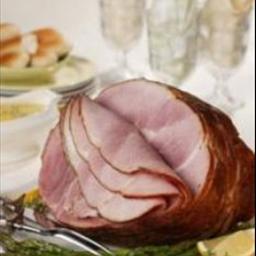 Australian Spiral-cut Ham with Slow-roasted Asparagus and Lemon-thyme Sauce BBQ Grill
