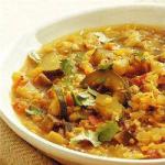 Indian Dhal with Red Lentils and Vegetables recipe