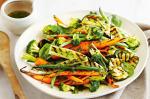 American Chargrilled Spring Vegetables Recipe Appetizer