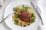 American Spiced Chicken Thighs With Yellow Couscous Recipe Dinner