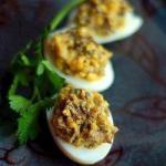 Australian Filled Eggs Halves with Mushrooms Appetizer