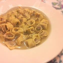 Australian Tortellini in Capon Broth Appetizer