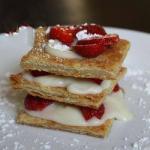 Australian Mini Millefeuille with Strawberries 1 Dessert