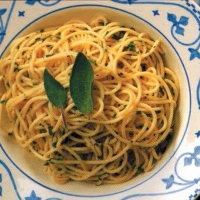 British Spaghetti With Herbs Dinner