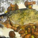 Australian Trout and Mushrooms in Cream Drink