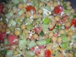 American Chickpea Salad With Cumin and Lemon Appetizer