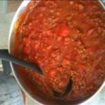 Italian Tomato Sauce with Ground Beef Alcohol