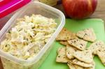 American Ham and Egg Salad With Crackers Recipe Appetizer