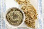 American Pita With Eggplant and Bean Dip Recipe Appetizer