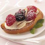 Canadian Sweet Berry Bruschetta Dessert