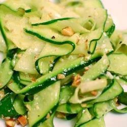 American Salad of Courgettes Floods Appetizer