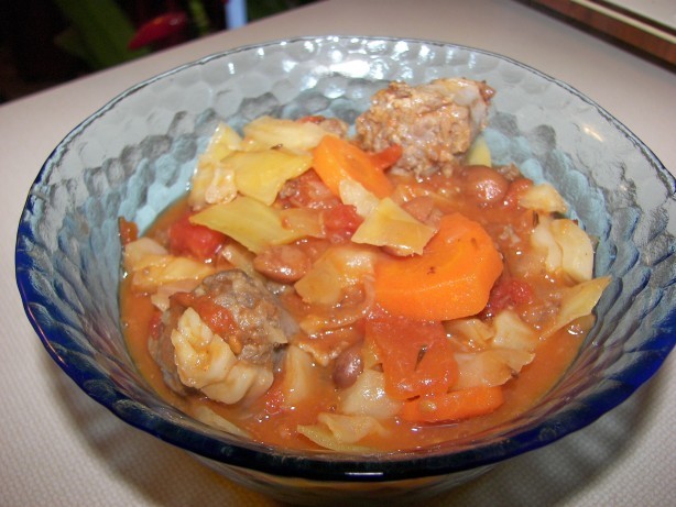 American Great Northern Bean Stew Dinner