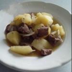 American Potatoes with Liver Appetizer