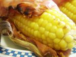 American Bacon Wrapped Grilled Corn on the Cob Appetizer