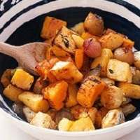 Oven Roasted Potatoes and Vegetables recipe