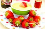 British Strawberry Fondue  Womans Weekly Recipe Dessert