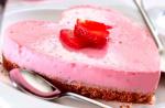 British Strawberry Yogurt Cheesecakes Dessert