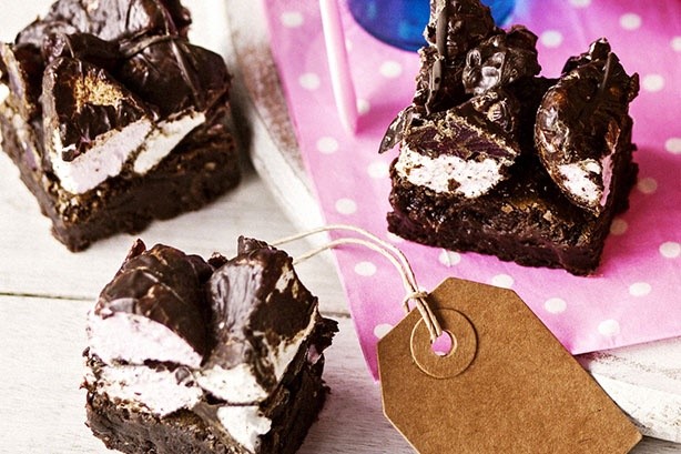 American Rocky Road Brownie Recipe 2 Dessert