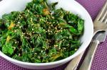 American Kale and Ginger Stir Fry Appetizer