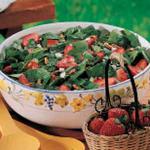 Australian Spring Spinach Salad Appetizer