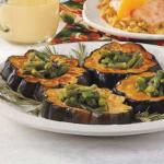 Australian Squash Rings with Green Beans Appetizer