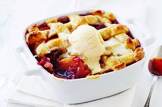 Canadian Apricot Peach And Raspberry Pot Pies Recipe Dessert