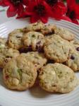 American Sugar Cookies With Pistachio and Dried Cherries Dessert