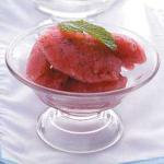 American Watermelon Berry Sorbet Appetizer
