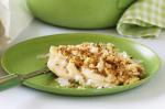 Australian Lowfat Creamy Potato Gratin With Parmesan Crumbs Recipe Appetizer