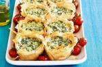 Australian Spinach and Cheese Filo Pies Recipe Dinner