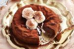 Australian Gooey Chocolate Lava Cake With Raspberry Sauce Recipe Dessert