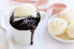 Australian Minute Glutenfree Molten Chocolate Mug Cake Recipe Dessert