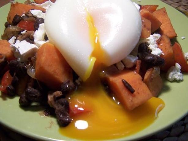 American Sweet Potato  Black Bean Hash Dessert